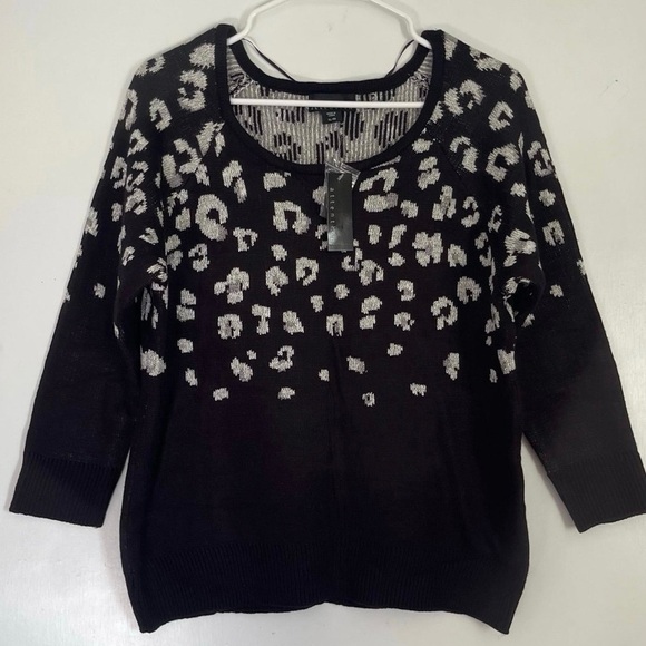 Attention Cheetah Print Knit Sweater - Picture 1 of 5